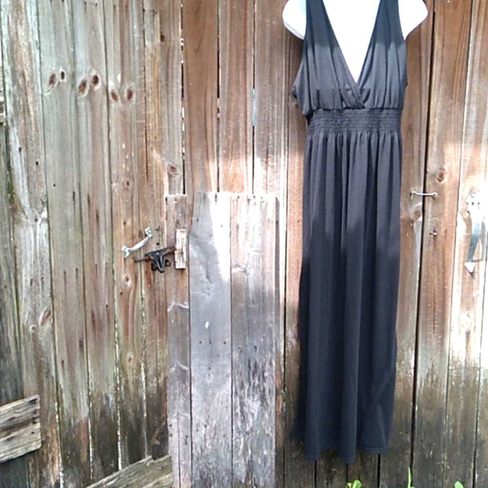 Deep V neck Knit Dress (3X) - Picture 7 of 8